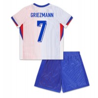 Francúzsko Antoine Griezmann #7 Vonkajší Detský futbalový dres ME 2024 Krátky Rukáv (+ trenírky)
